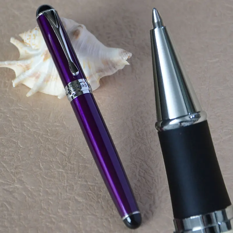 JINHAO X750 черная и серебряная шариковая ручка синий медный Серый Золотой синий 15 цветов для выбора офиса Бизнес - Цвет: Pen as picture