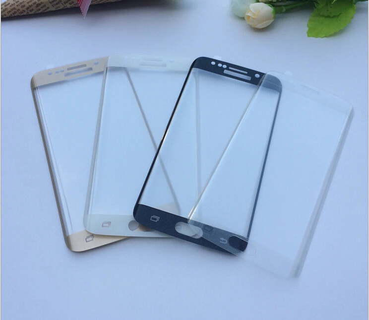 Новые полное покрытие закаленное стекло защитная пленка для Samsung Galaxy S6 край G9250 |