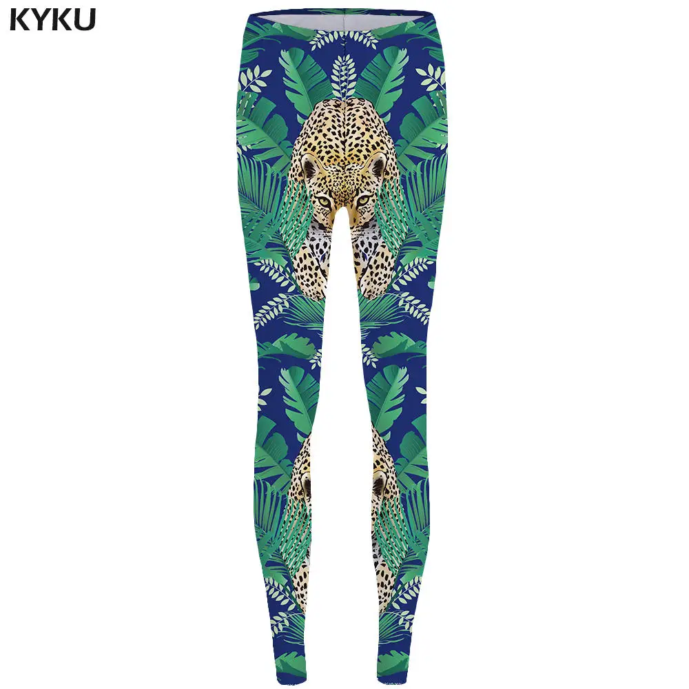 leggings 12 KYKU бренд панда леггинсы розовые леггинсы с 3D принтом брюки Узкие Высокая талия для женщин теплые зимние модные низ - Цвет: leggings 12