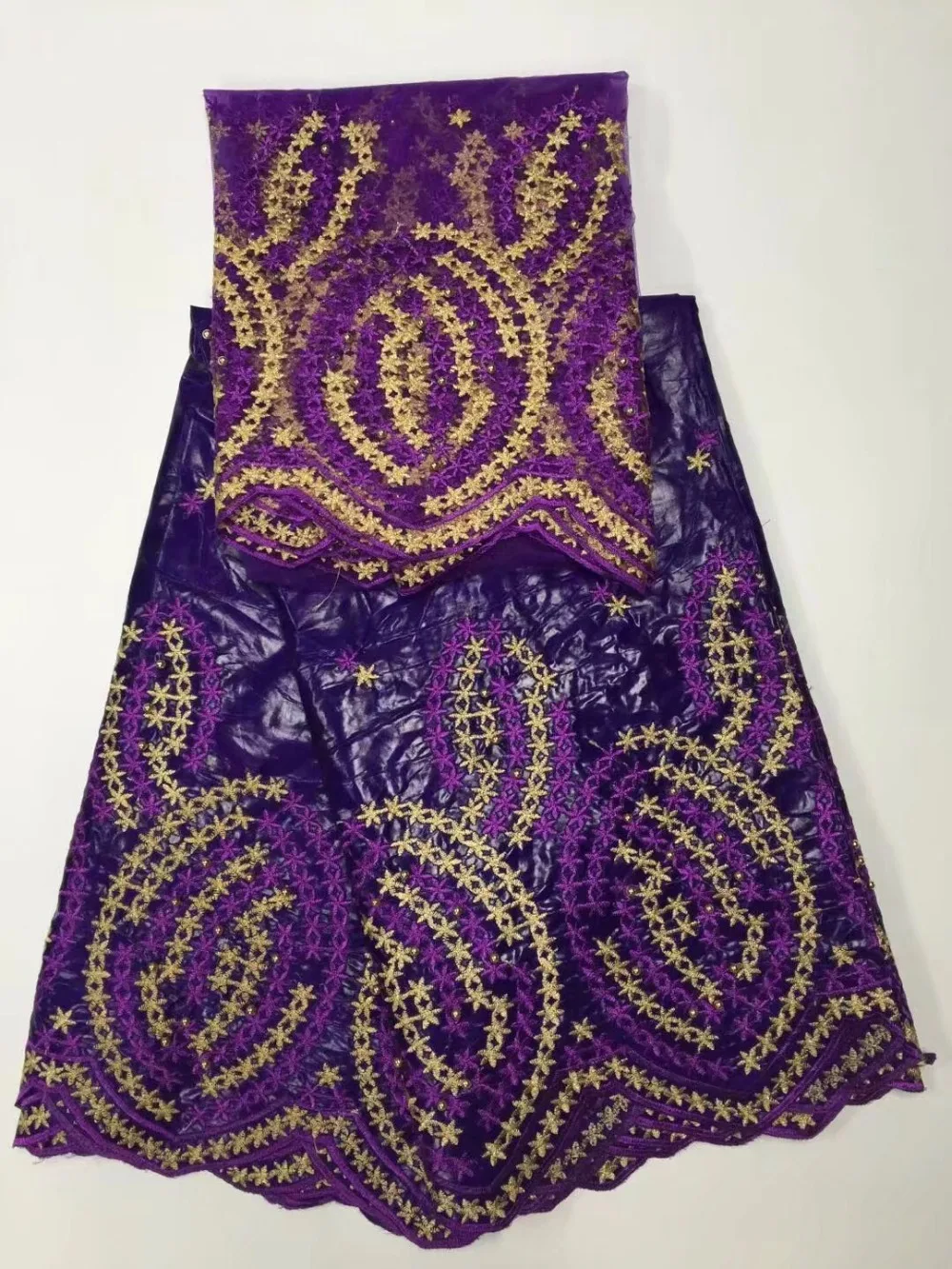 Последняя серия кружева бисер Оптовая Продажа 2017 Африканский лучший хлопок