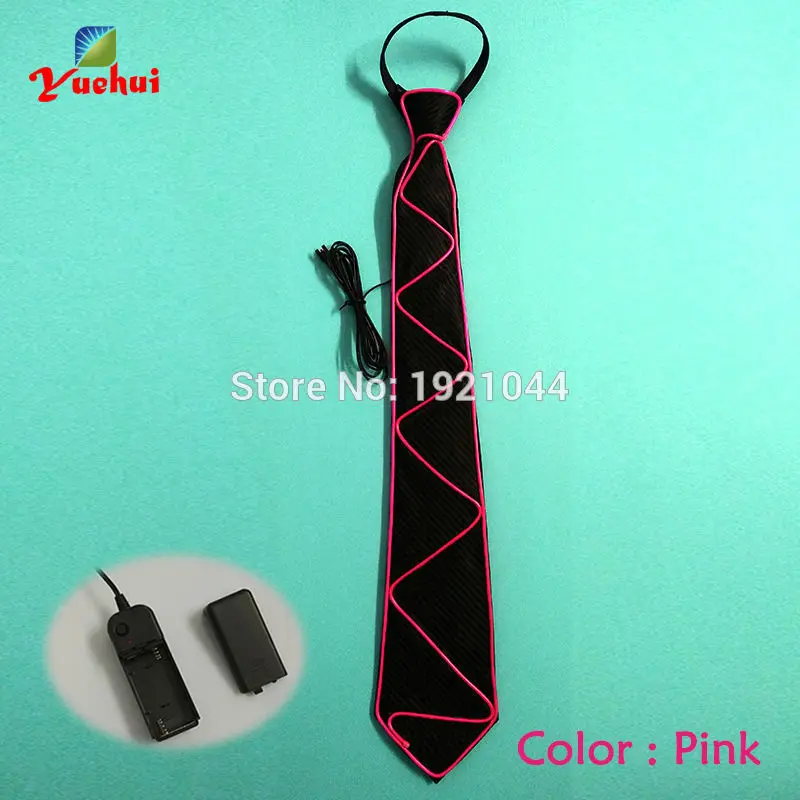 10 новых стильных блестящих светодиодных галстуков светящиеся блестящие