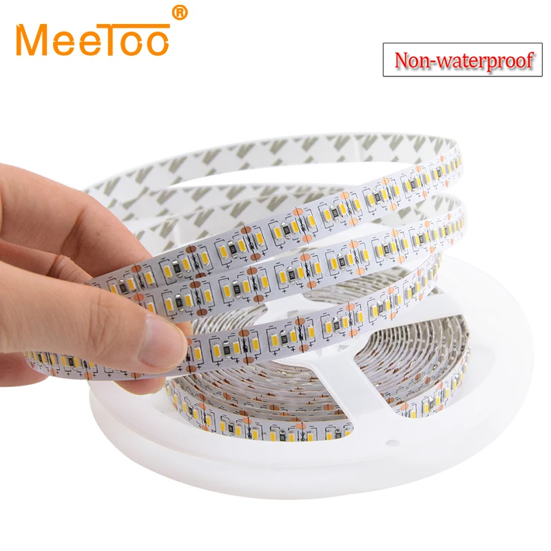 Супер яркая светодиодная лента 12 в пост. Тока SMD3014 IP20 IP65 водонепроницаемая 204