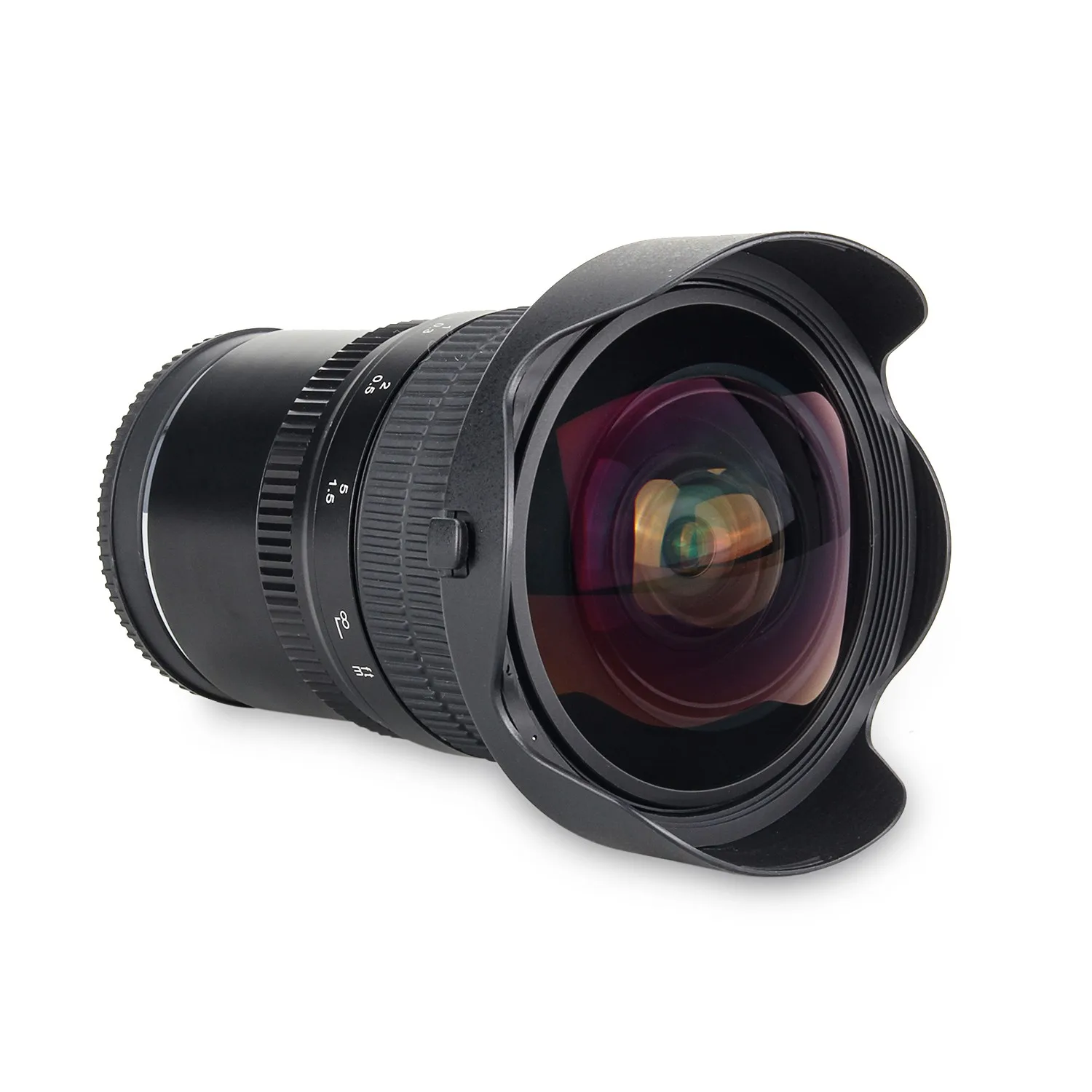 Широкоугольный объектив Meike 8 мм f/3 5 Для беззеркальных камер Panasonic/Olympus крепление