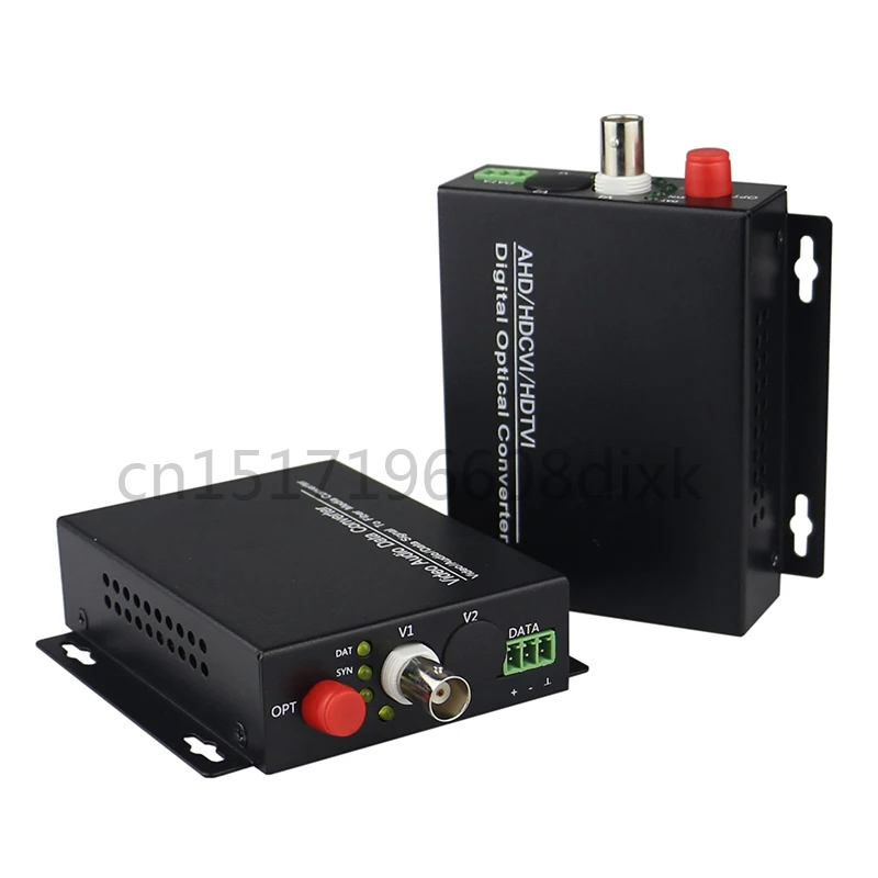 

AHD/TVI/CVI 1 channel video over fiber converter