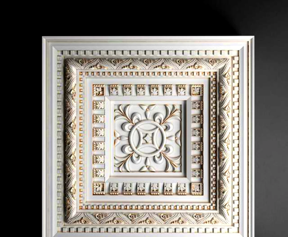 Пластина 3D рельефная модель в формате STL ЧПУ роутер резьба гравировка Artcam aspire M144 |