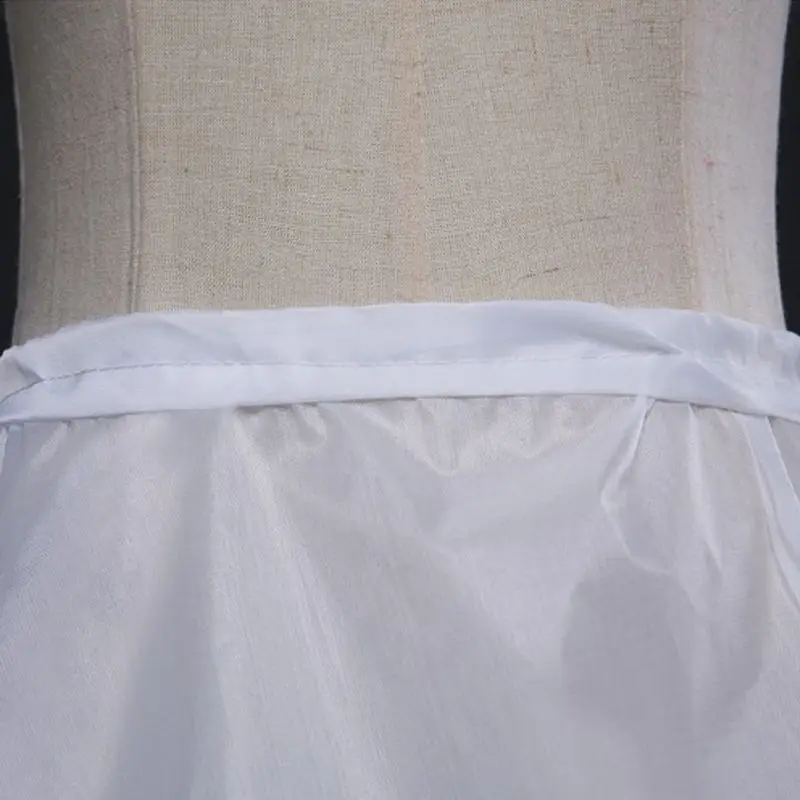 Белая Нижняя юбка с цветочным рисунком для девочек 2 обруча свадебная американка