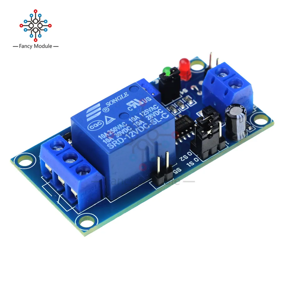 Модуль реле задержки 1 шт. с таймером 12 в пост. Тока|delay off relay|delay relayoff delay relay |