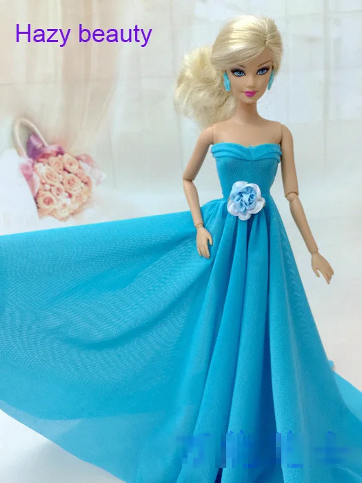 Рождественские подарки красивые длинные свадебные вечерние платья синего и