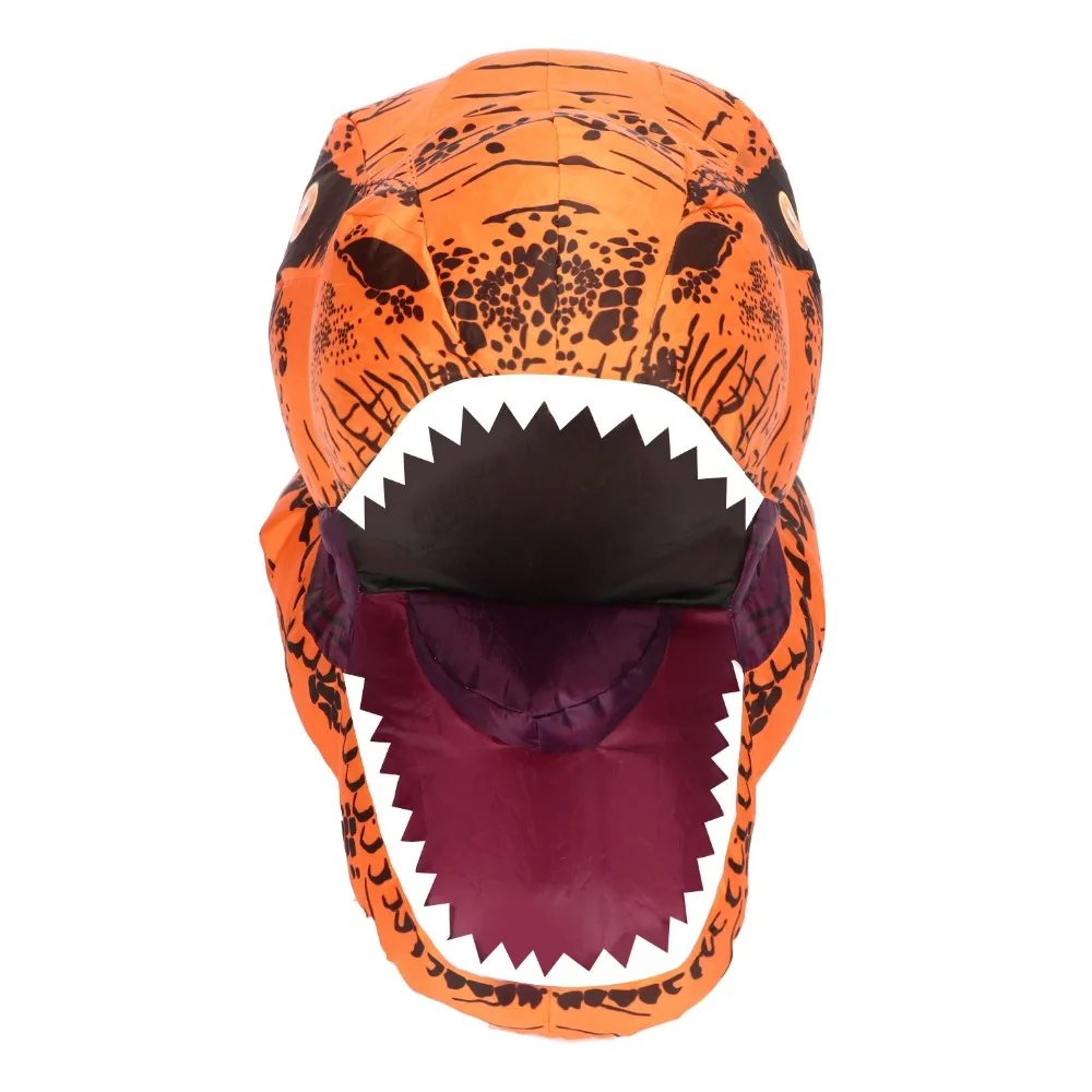 Надувной костюм динозавра T rex надувная маска талисман Вечерние Маски на Хэллоуин