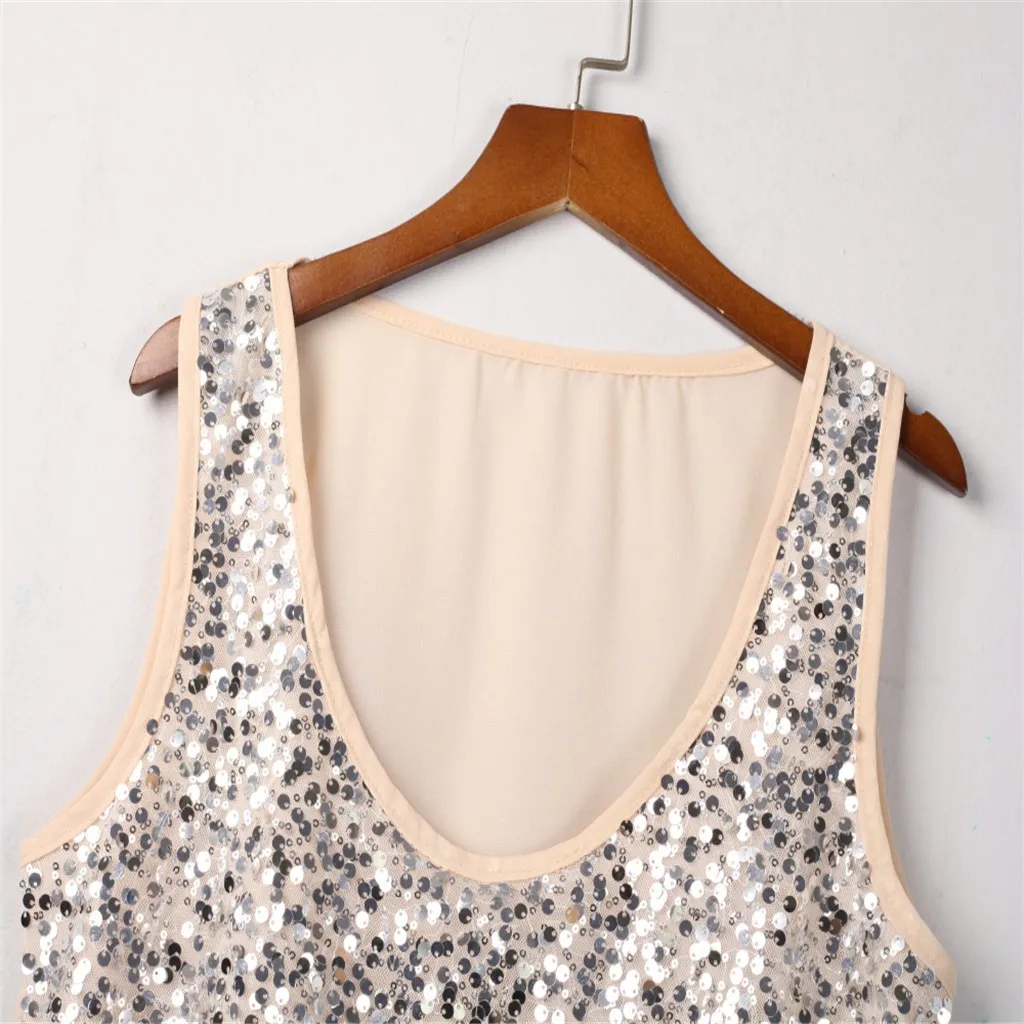 2019 летние модные повседневные топы с блестками сексуальные пляжные футболки