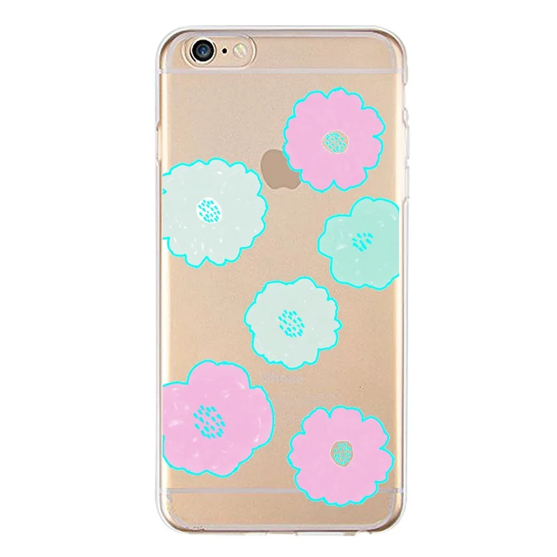 Мягкий прозрачный чехол из ТПУ для iPhone 4/4S 5 5S 6 6plus 7 8plus x силиконовый с флагом