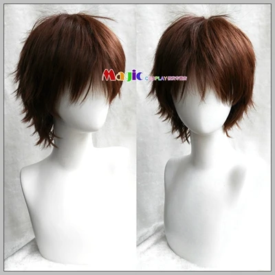 Hair Wig Kono Subarashii Sekai ni shukufku o! KonoSuba Kazuma Satou cos вор тканевый костюм для косплея парик сапоги - Цвет: Hair Wig