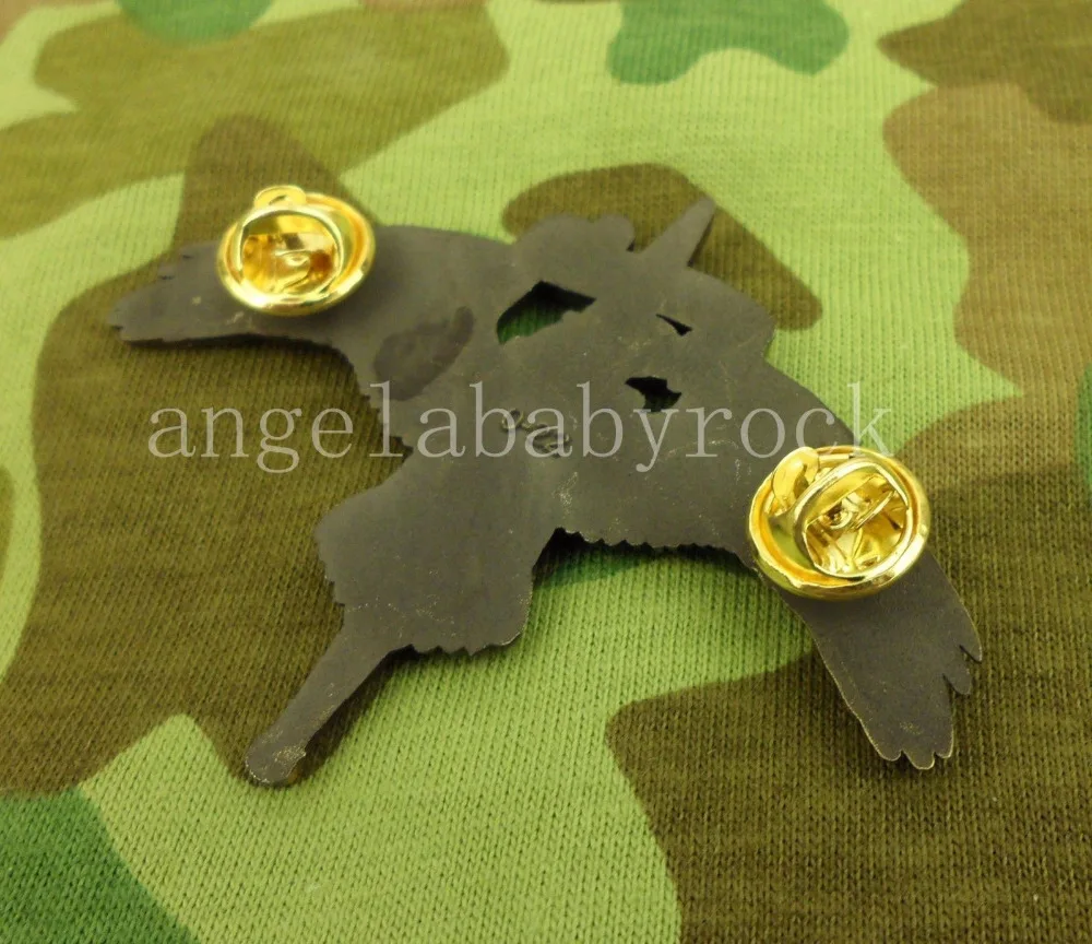 США морской пехоты Marsoc значок Wings булавки Raider Insignia Spiritus черный|Спортивные