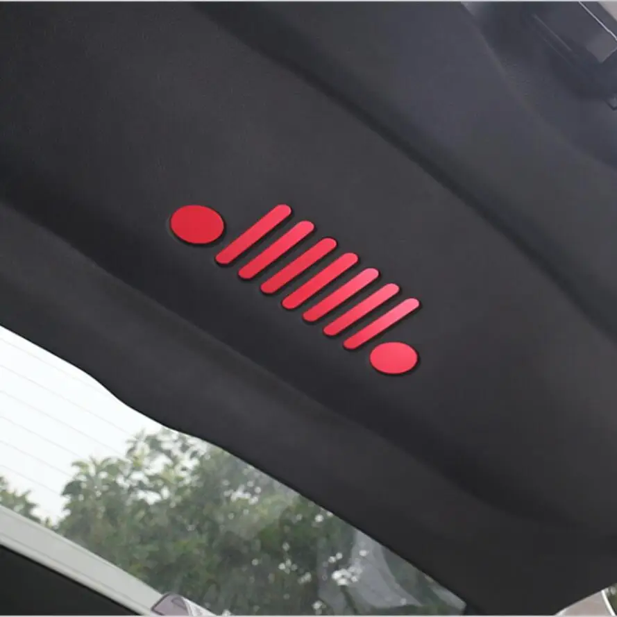 

Yimaautotrims Auto Accessory Tail Rear Trunk Door Inside Emblem Sticker Cover Trim 9 Pcs Metal Fit For Jeep Compass 2017 - 2021