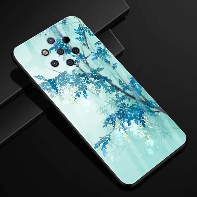 23 Для Nokia 9 PureView чехол из закаленного стекла Жесткий PC задняя крышка для Nokia 9 Pure View чехлы для телефонов силикон бампер для Nokia9 PureView - Цвет: 23