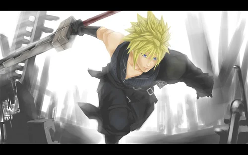 S3303 FINAL FANTASY FF VII 6 деревянные пластины комбинированные облака STRIFE Wave WINDSCREEN 52"