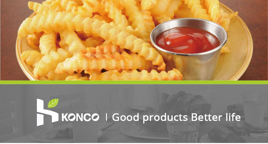KONCO Crinkle резаки из нержавеющей стали волнистый картофель резак Crinkle режущий инструмент картофель фри ломтик овощерезка