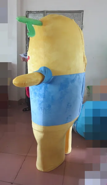 Latest high quality Funassyi Mascot Costume Yellow Pear Adult Mascot Holiday special clothing