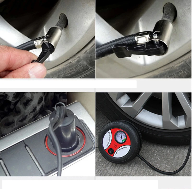 Автоматический воздушный насос tir портативный 12В автомобильный мини высокого