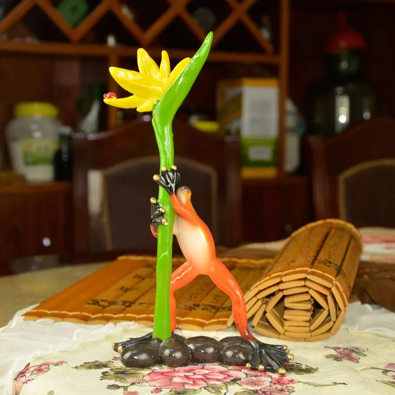 2 шт./лот Европейский творческий подарок смола лягушка интересная новинка