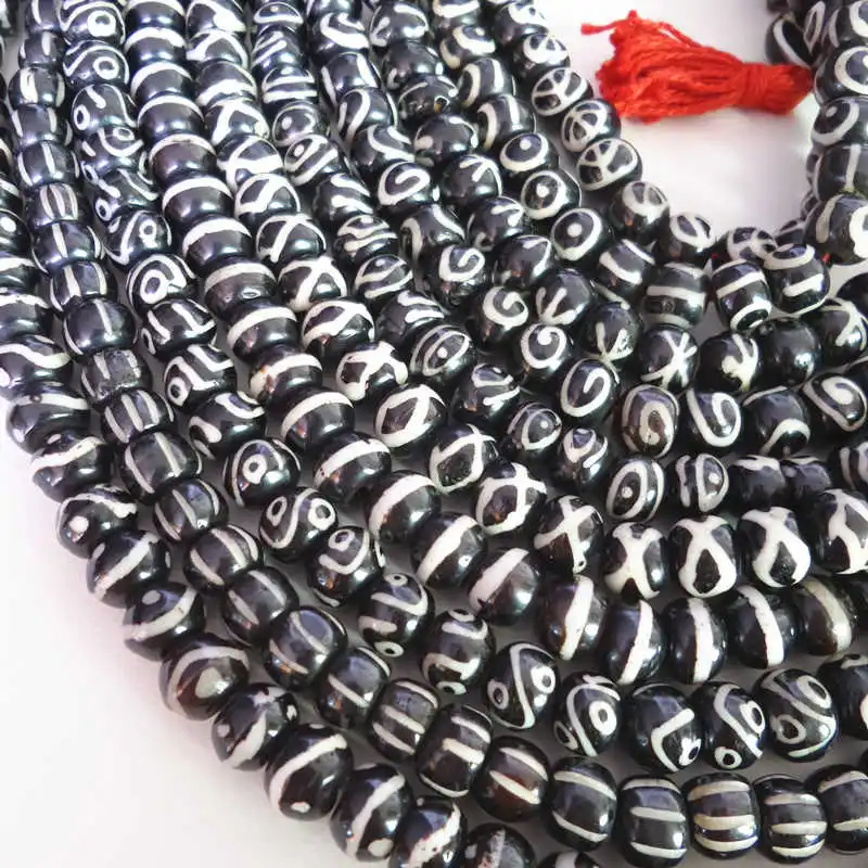 Смешанные оптом 10 шт Тибетские буддийские 108 яка костяного Розария мульти дизайн