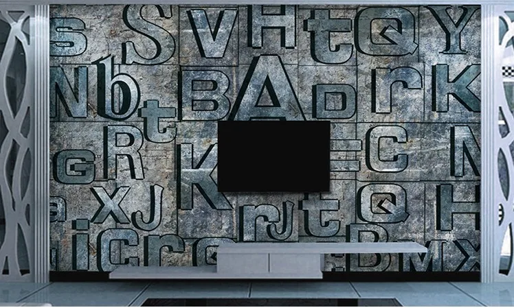 Настенные обои промышленного стиля на заказ настенные цементные в стиле ретро с