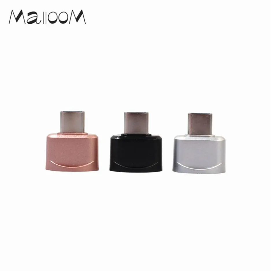 Malloom USB-C type-C штекер USB Женский мини-адаптер OTG 2,0 конвертер для samsung Galaxy Note 8 Прямая поставка