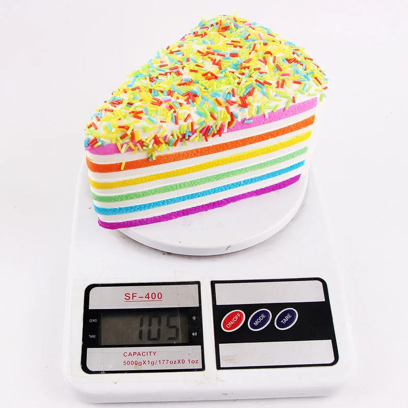 Kawaii Rainbow Cake Squishy Jumbo Slow Rising Toys Anti Stress Cream Squishies Food Squeeze Scented Gadgets Fun Phone Strap | Мобильные