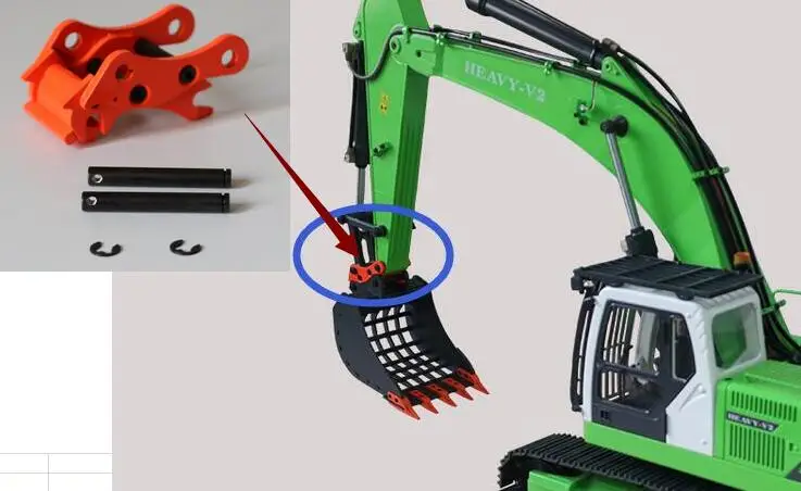 Гидравлическая Инженерная машина с дистанционным управлением модель 1/12 JDM