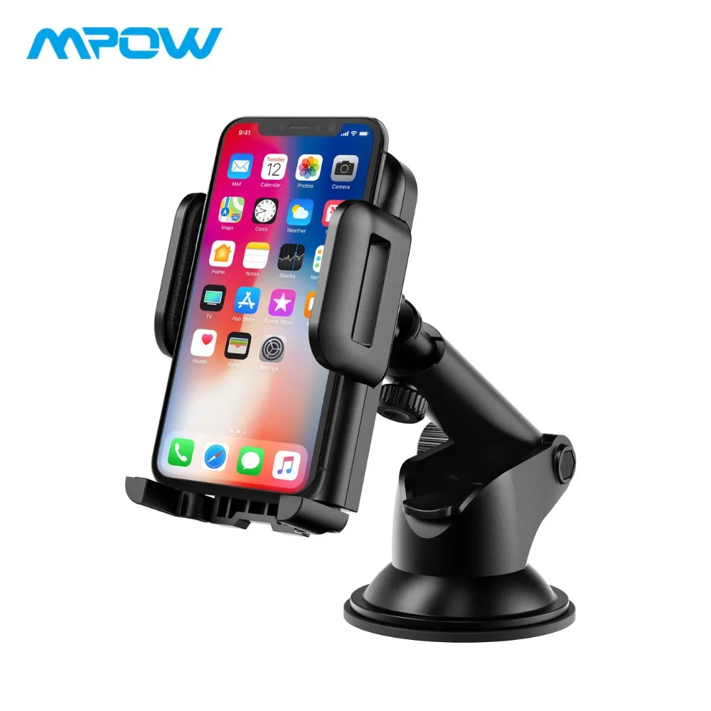 Mpow 4-6 дюймов Регулируемая приборная панель мобильного телефона автомобильное крепление Универсальная автомобильная подставка для телефона с сильной липкой накладкой для iPhone XS/X/8