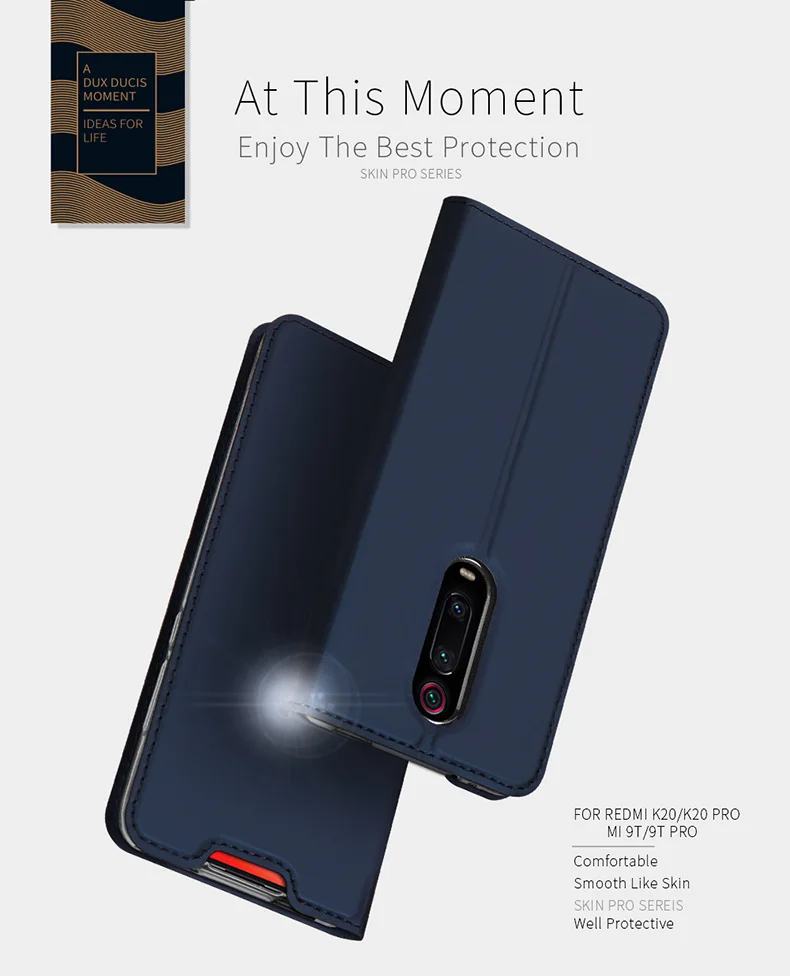 DUX DUCIS для Xiao mi Red mi K20 Pro mi CC9E Роскошный чехол-бумажник из искусственной кожи с откидной крышкой и подставкой, защитный чехол для Red mi K20 7 7A Note 7
