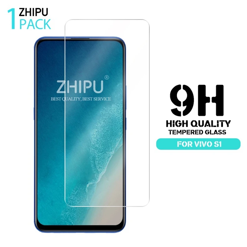 Закаленное стекло для Vivo S1 Защитное экрана 2.5D 9H Премиум защитная пленка|Защитные
