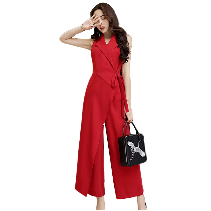 Женский комбинезон в деловом стиле новинка 2019 года летний модный сексуальный