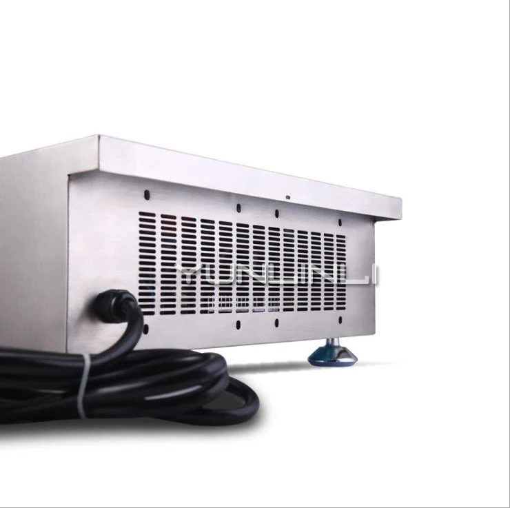 Коммерческая индукционная плита 5000 Вт Большая Электрическая из нержавеющей