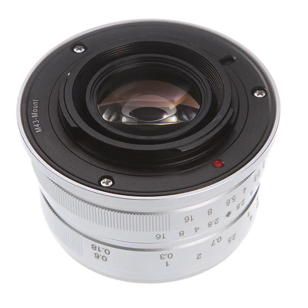 25 мм F/1 8 ручная фокусировка основной объектив для всех отдельных серий Panasonic/Olympus