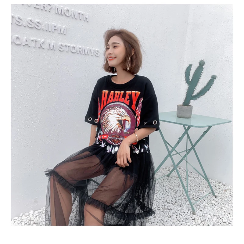 2019 Spring women sequined long dresses fashion gauze patchwork chic | Женская одежда
