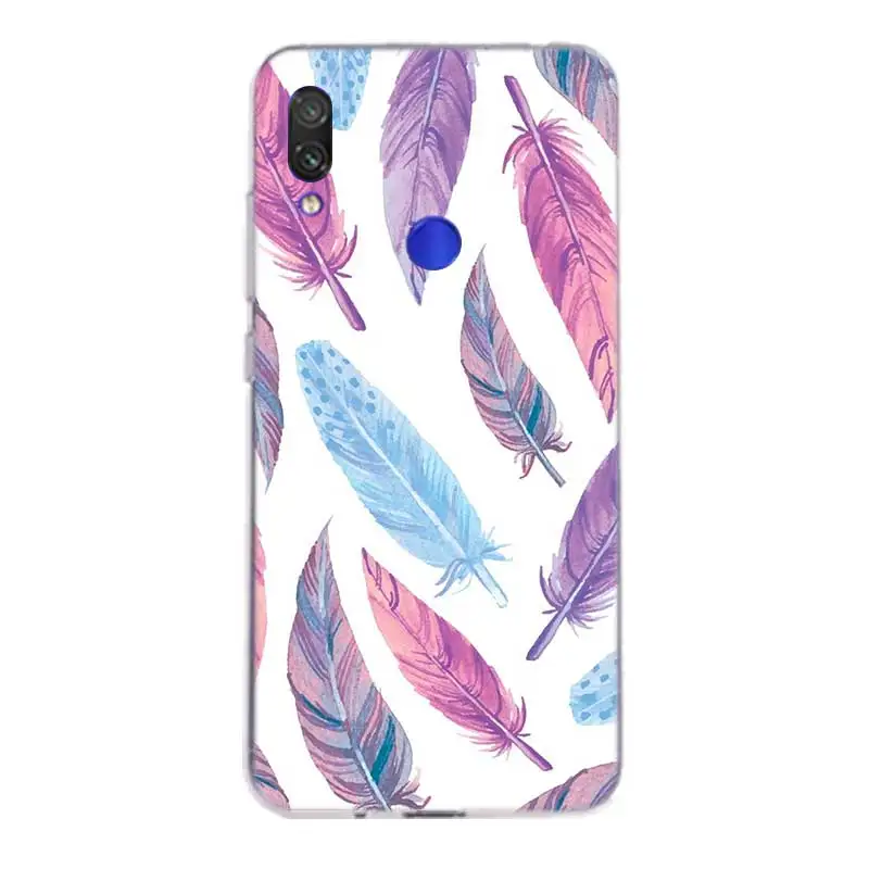 Feather Case For Xiaomi redmi Note 7 Pro 6 5 4 Xiomi Redmi 4A 4X Plus 5A 6A Silicone Fundas Cover |