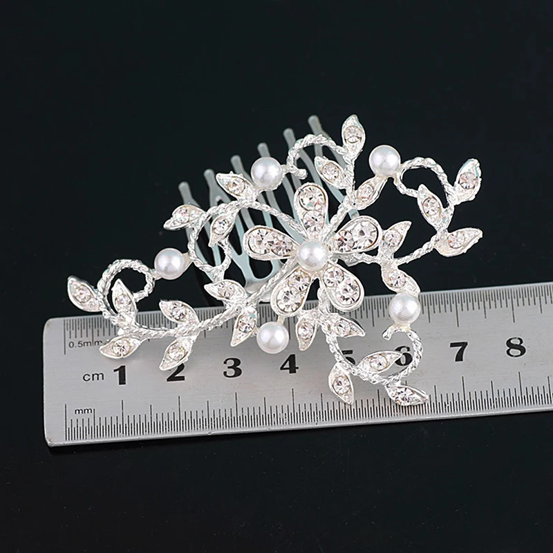 Новинка высокое качество расческа для волос с жемчугом свадебные украшения