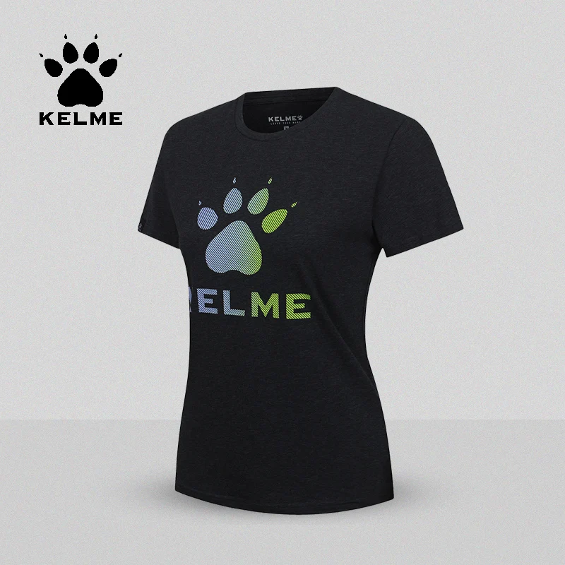 Мужская и женская футболка для йоги KELME летняя спортивная одежда бега фитнеса