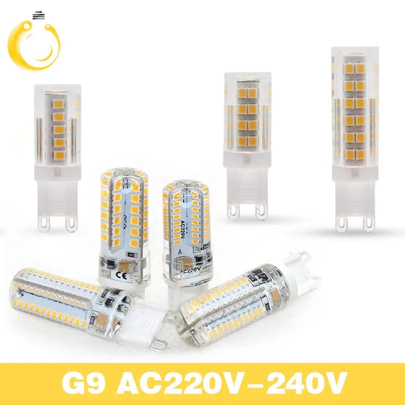1 шт. мини G9 Светодиодные лампы 220 В SMD2835 3014 силиконовые тела прожектор G4