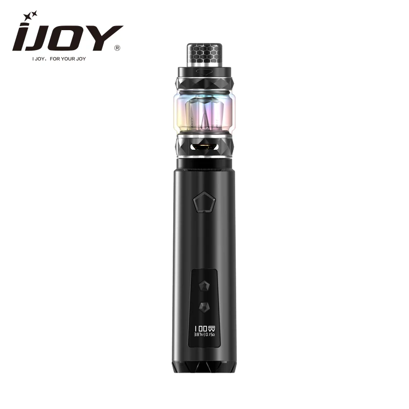 Оригинал IJOY SABER 100 Вт комплект с 5 мл Diamond Subohm Tank Saber MOD электронная сигарета вейп