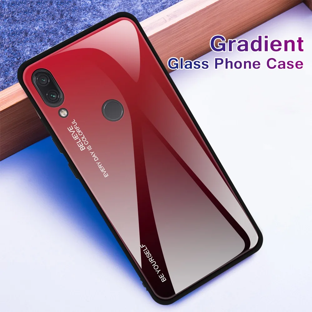 Стеклянный чехол для Redmi K20 NOTE7 Pro Note6 Note5 Note7 Роскошный телефона деловой Xiaomi Pocophone F1 9