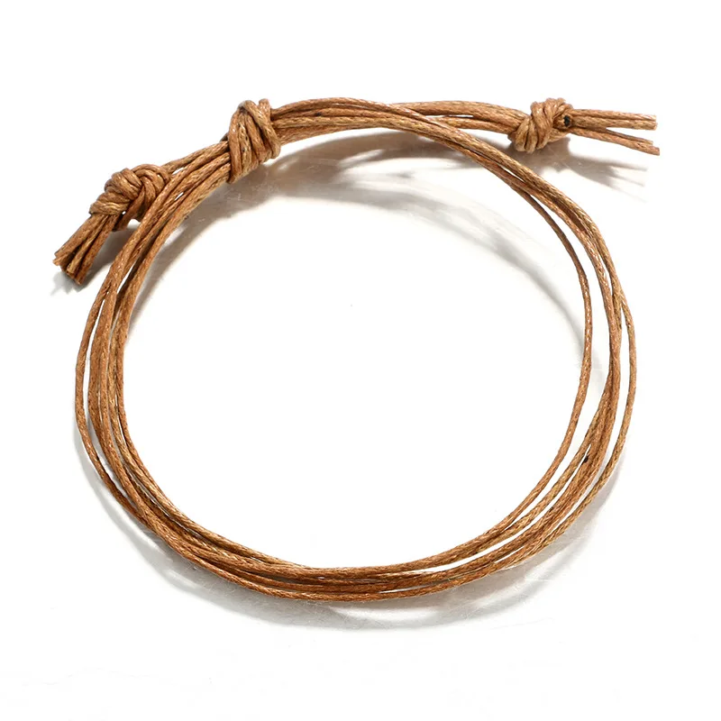 DIEZI в богемном стиле ручной работы браслет на ногу с ананасом коричневый Rope Chain, анклет(браслет на ногу Винтаж бусины из камня Браслеты для Для женщин ювелирные изделия