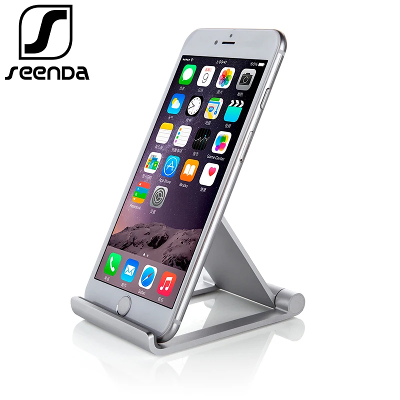 Seenda складной держатель для телефона для iPhone X 8 Универсальная металлическая подставка для планшета настольная подставка для смартфона samsung huawei xiaomi