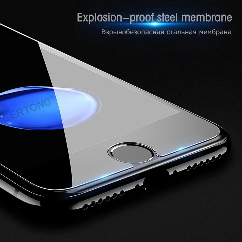 2 шт./упак. закаленное Стекло для iPhone XS MAX XR XS X 6S 6 7 8 5 5S SE 4 4S плюс Экран среднего класса против царапин для iPhone XS MAX Противоударная пленка