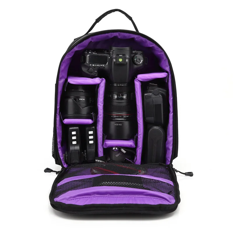 Открытый водонепроницаемый цифровой DSLR фото мягкий рюкзак для камеры объектива