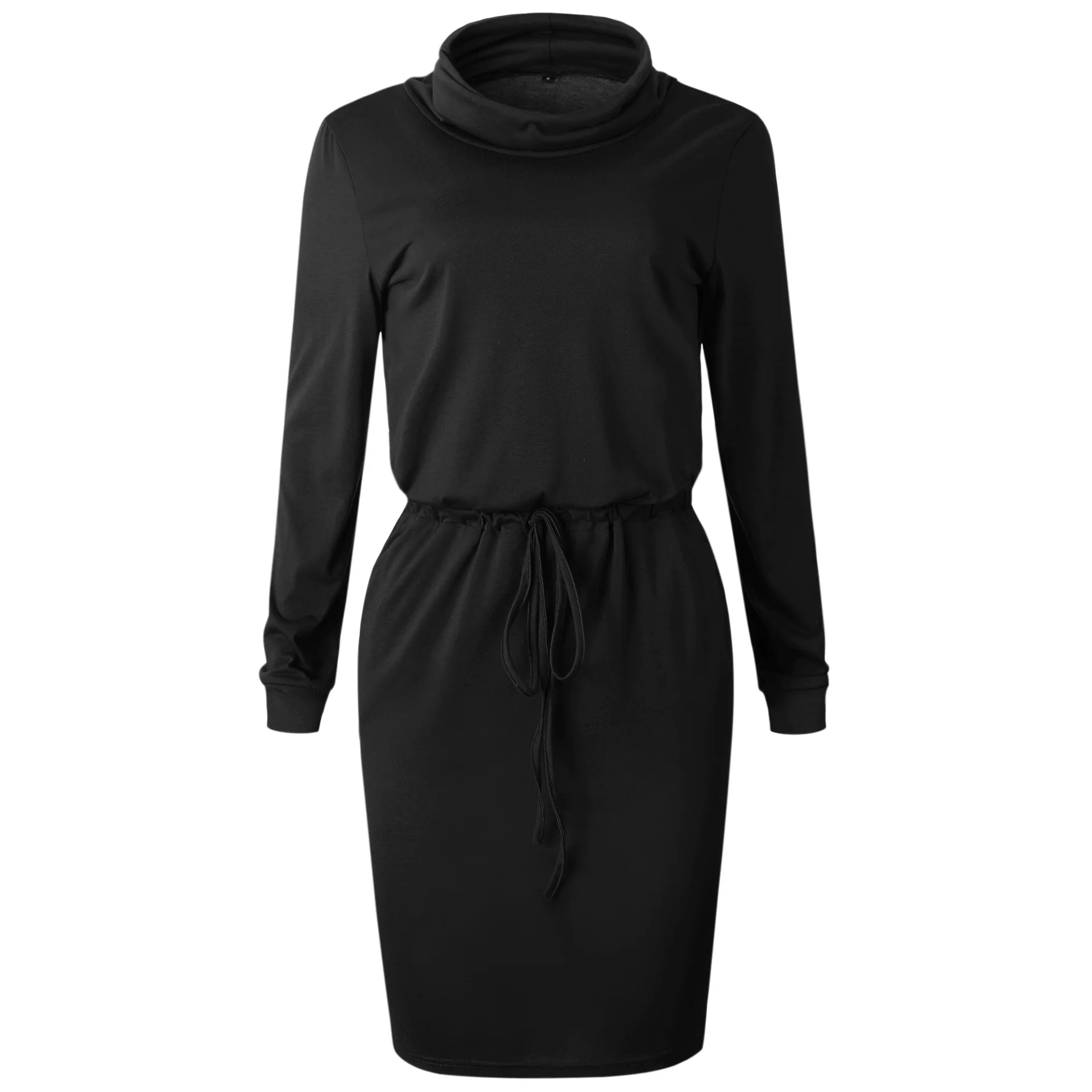 2018 осень зима женское платье длинный рукав карман Bodycon Повседневное пикантные