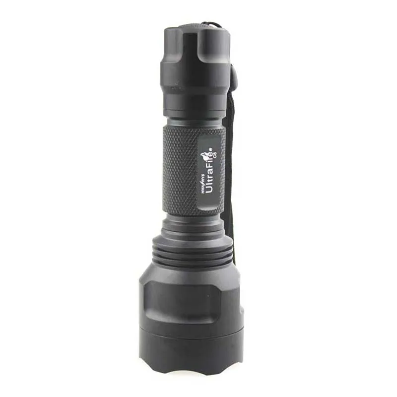 U-F C8 1xCREE Q5 красный свет светодиодный фонарик (1x18650) | Лампы и освещение