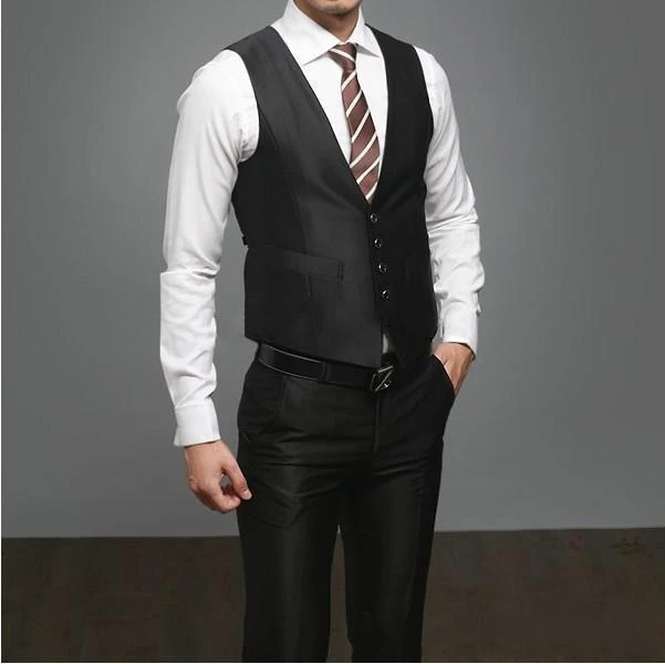 Mens Groom Slim Fit Suits Wedding Black Suit Set 2015 New Arrival Men terno masculino slim | Мужская одежда