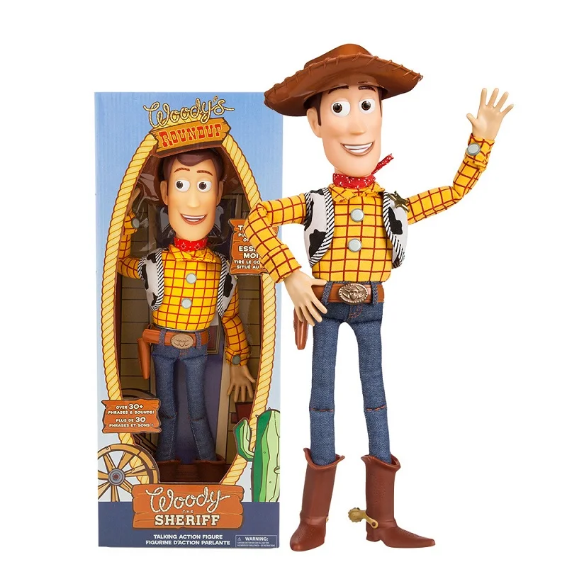 43 см История Игрушек 4 говорящий Вуди Jessie фигурки Модель ПВХ Куклы Детский